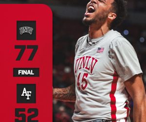 RUNNIN’ REBELS RUN AWAY WITH 77-52 WIN OVER AIR FORCE